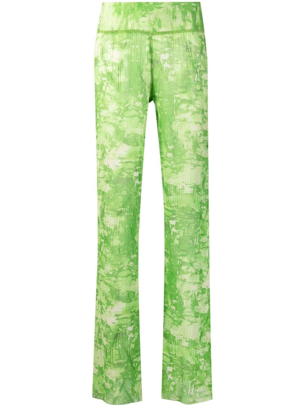 Henrik Vibskov Sway mesh plissé trousers - Green von Henrik Vibskov