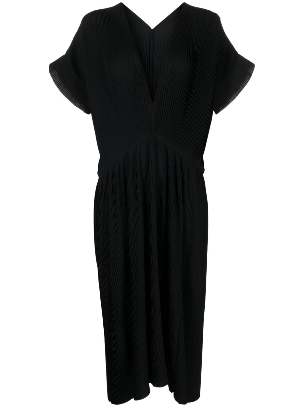 Henrik Vibskov Transit plissé-crepe midi dress - Black von Henrik Vibskov