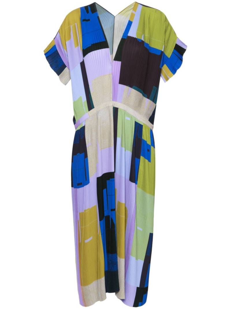 Henrik Vibskov Transit plissé midi dress - Blue von Henrik Vibskov