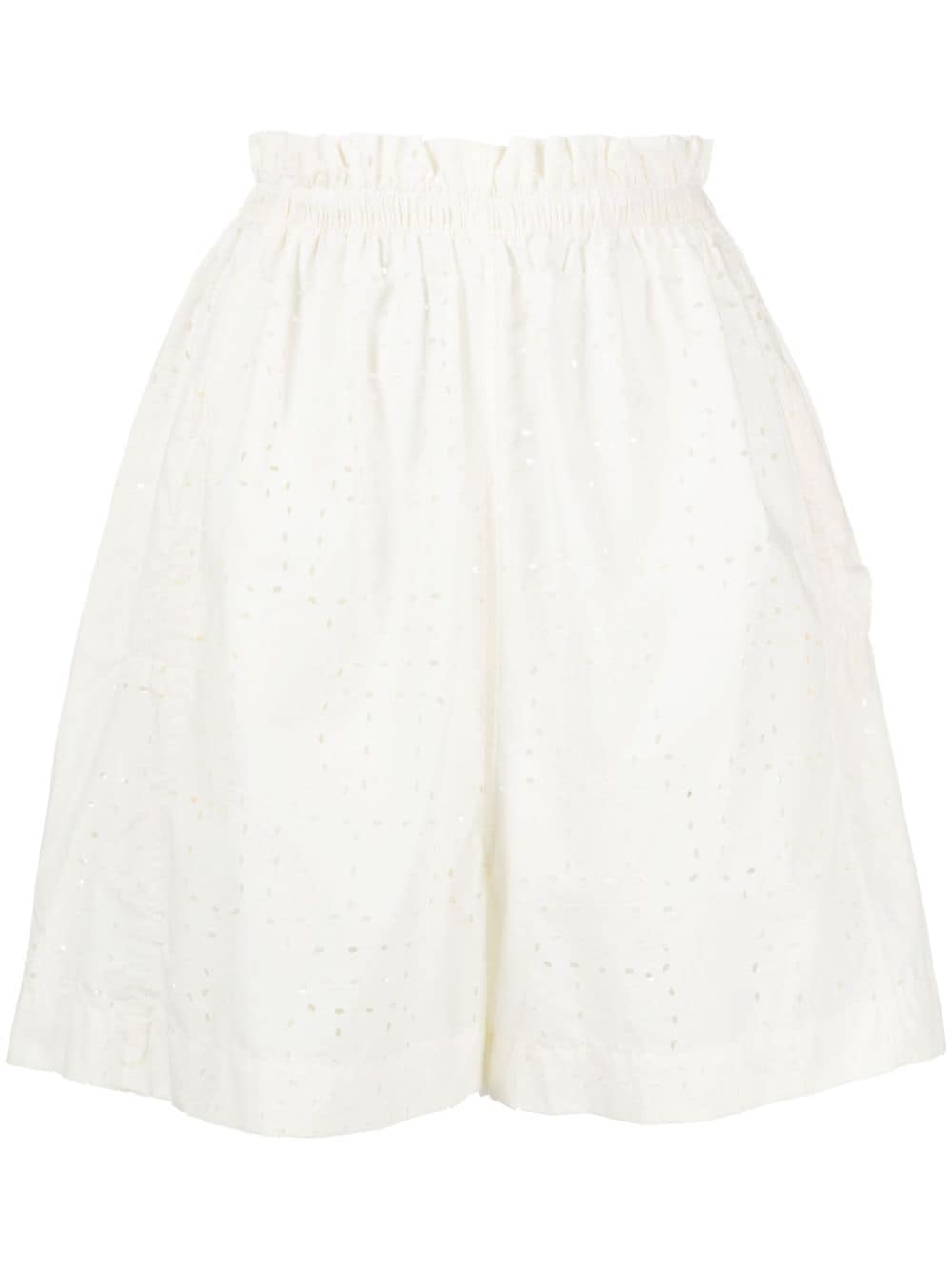 Henrik Vibskov Waybill broderie-anglaise shorts - White von Henrik Vibskov