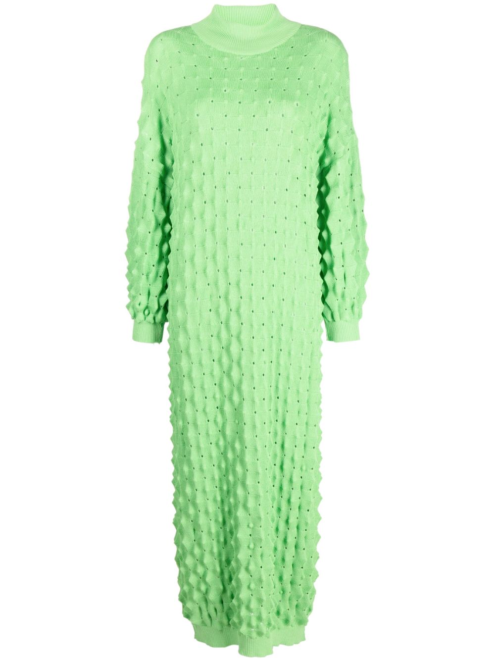 Henrik Vibskov spike-knit maxi dress - Green von Henrik Vibskov