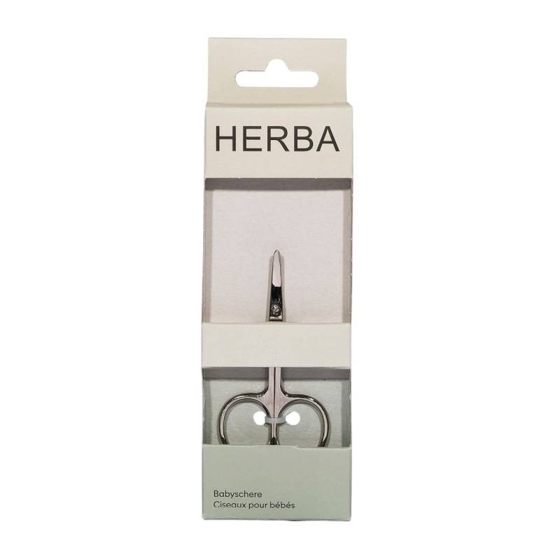 Herba - Babyschere vernickelt von Herba