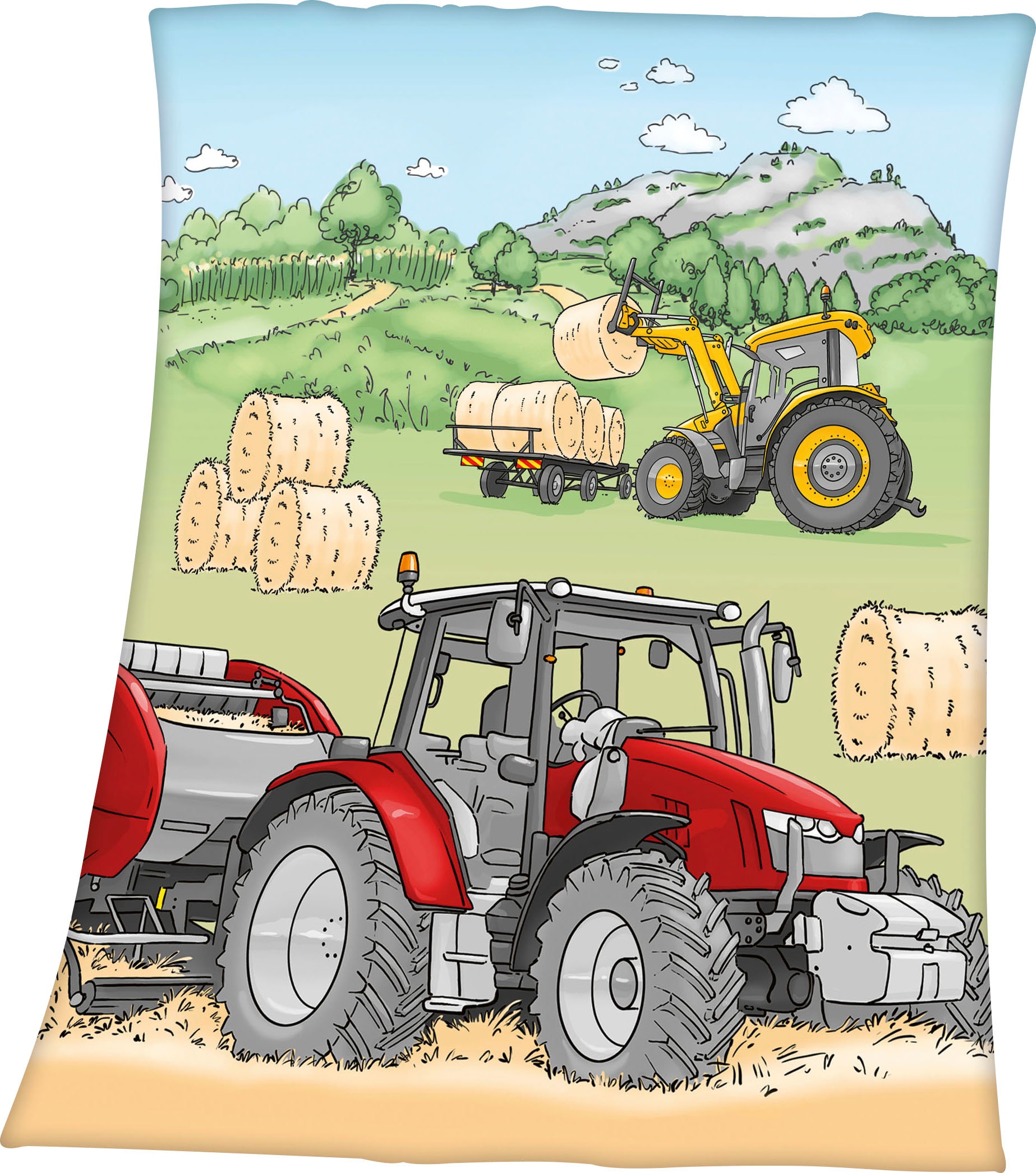 Herding Young Collection Kinderdecke »Traktor«, mit tollem Traktor Motiv, Kuscheldecke Herding Young Collection Kinderdecke »Traktor«, mit tollem Traktor Motiv, Kuscheldecke von Herding Young Collection