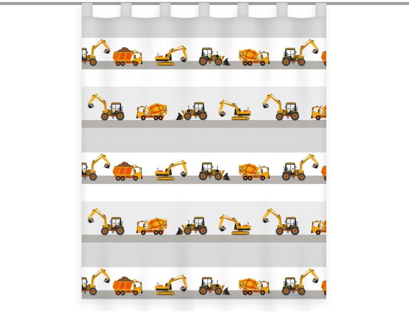 Herding Young Collection Vorhang »Baustelle«, (1 St.), Vorhang mit Baustellen-Motiv von Herding Young Collection
