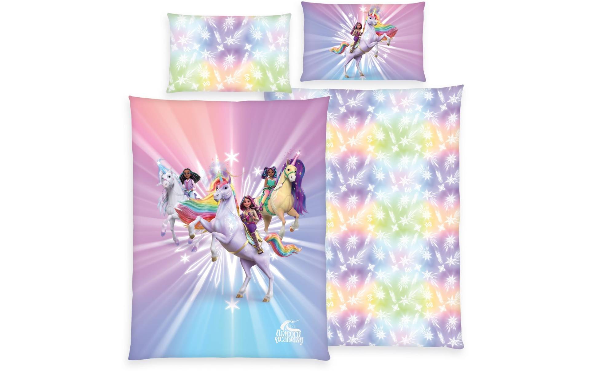 Herding Kinderbettwäsche »Unicorn 160 x 210 cm + 65 x 100 cm« von Herding