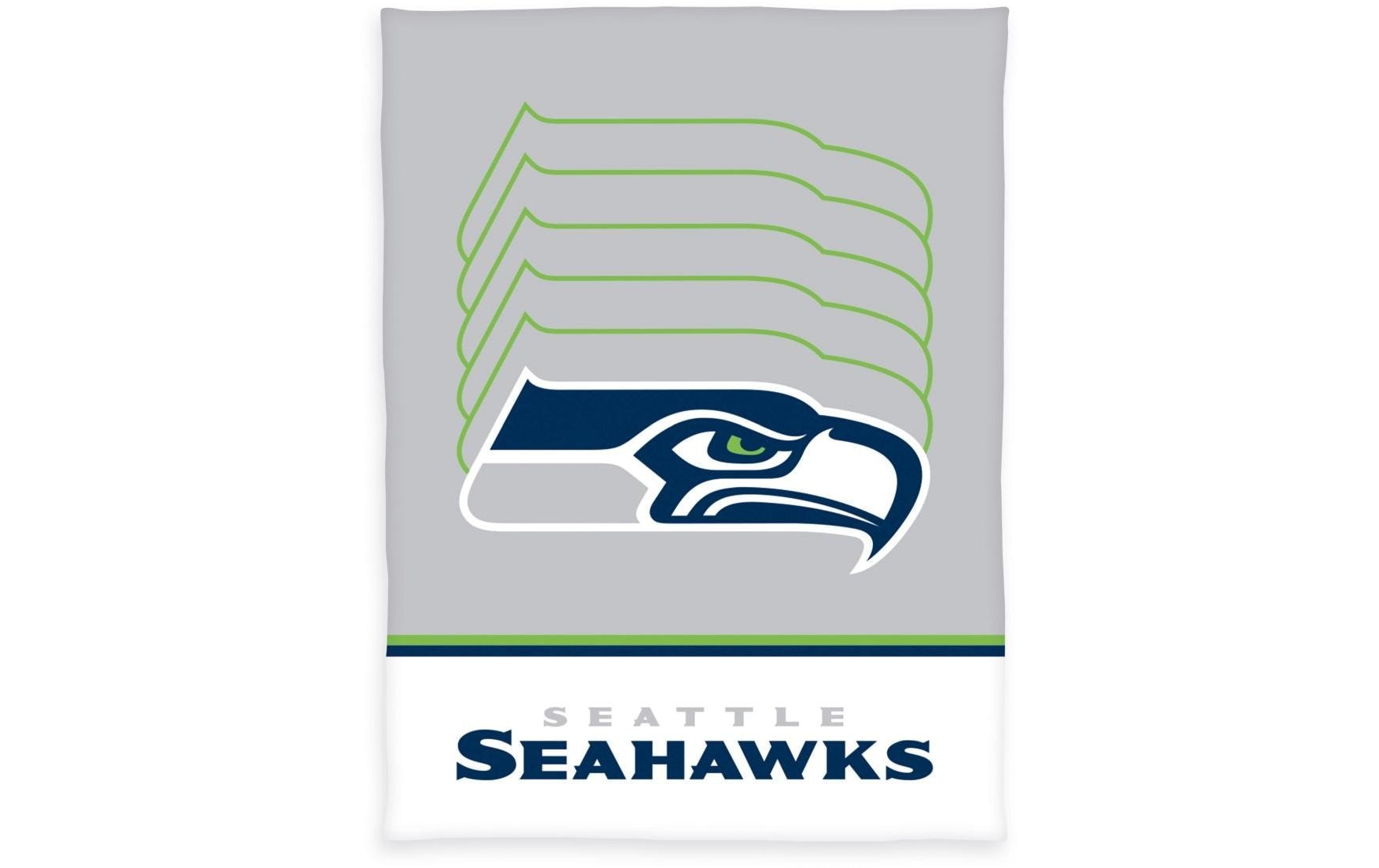 Herding Wohndecke »Seattle Seahawks 150 x 200 cm, Mehrfarbig« von Herding