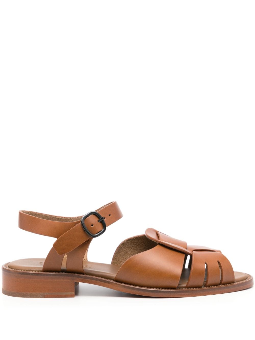 Hereu Ancora leather sandals - Brown von Hereu
