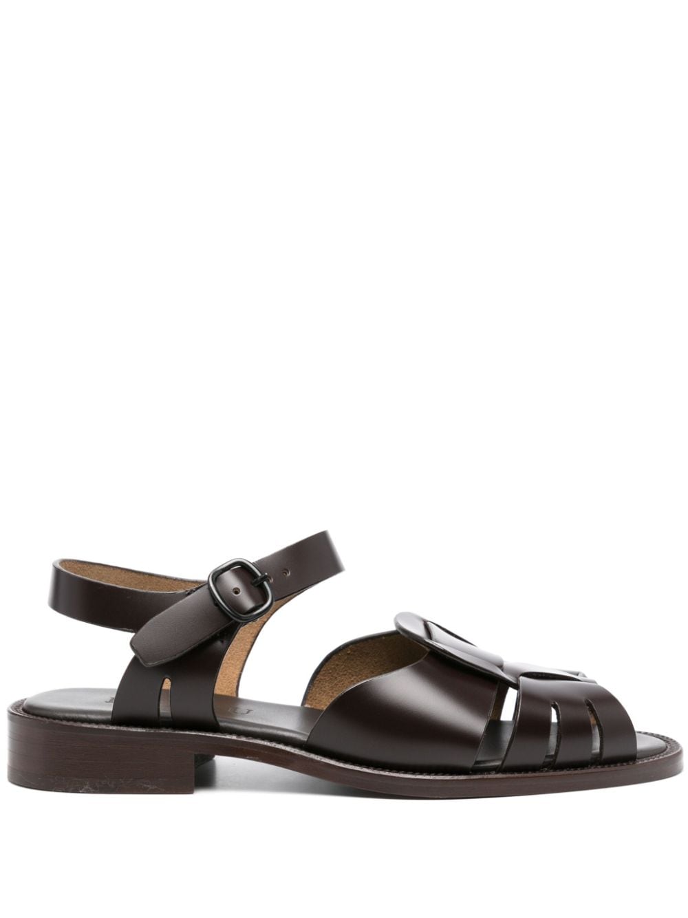 Hereu Ancora leather sandals - Brown von Hereu