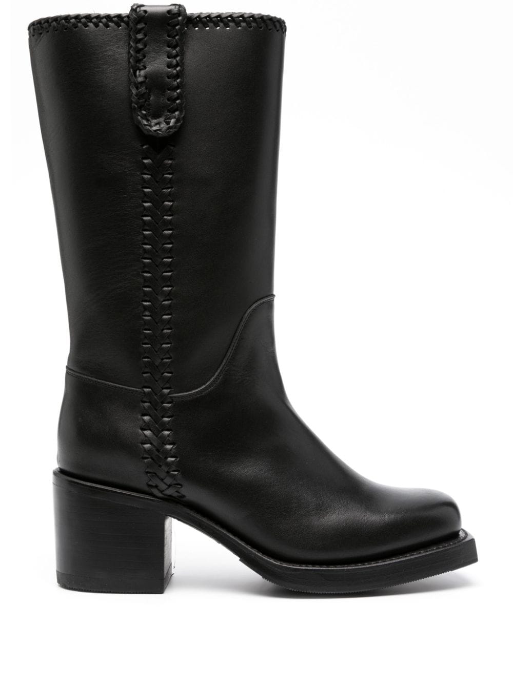 Hereu Aumandra 65mm leather boots - Black von Hereu