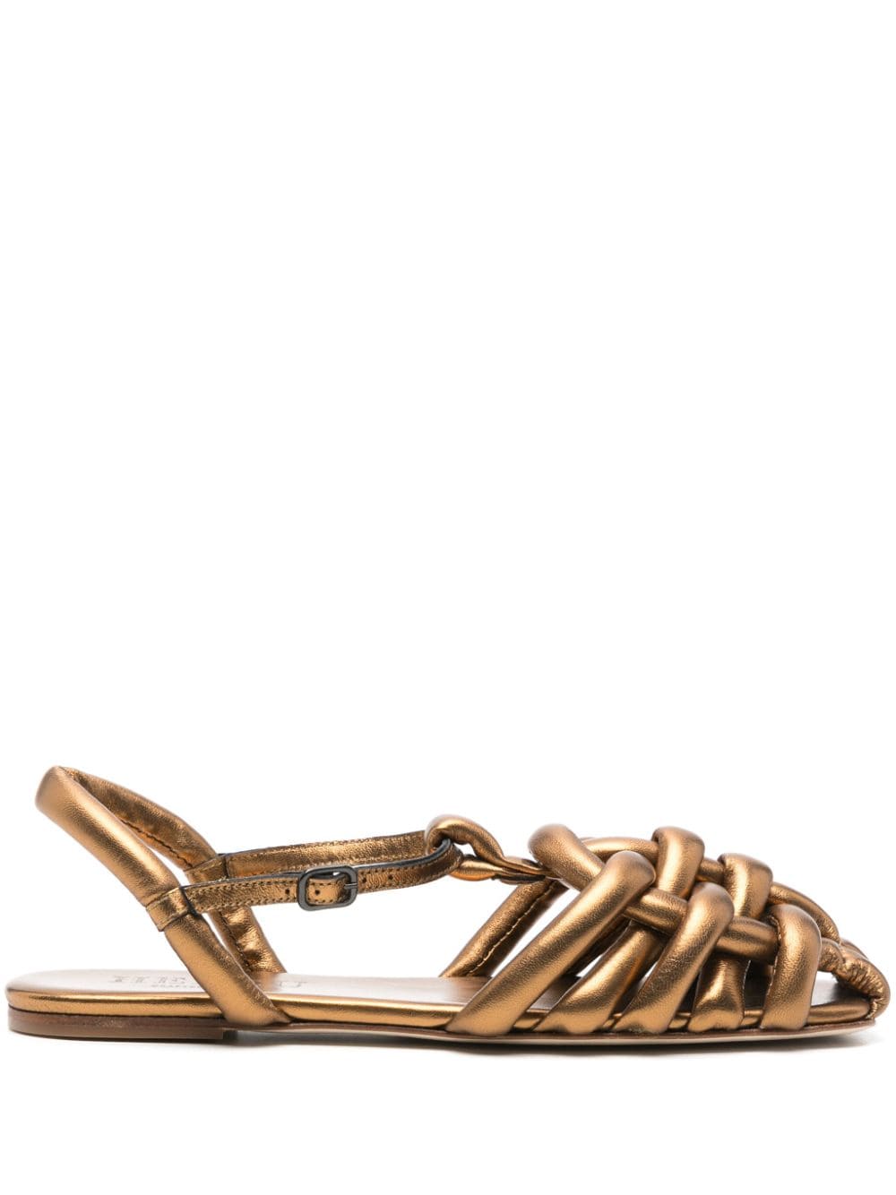 Hereu Cabersa Distressed sandals - Gold von Hereu