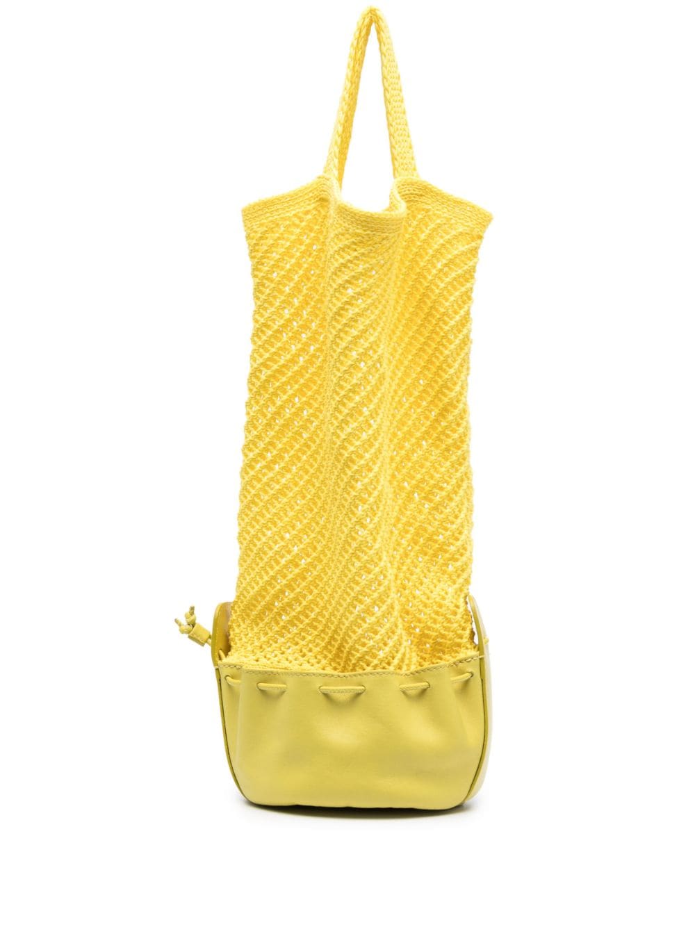 Hereu Fruita packable knitted net bag - Yellow von Hereu