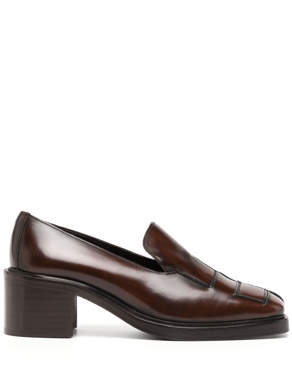 Hereu Guera 55mm leather loafers - Brown von Hereu