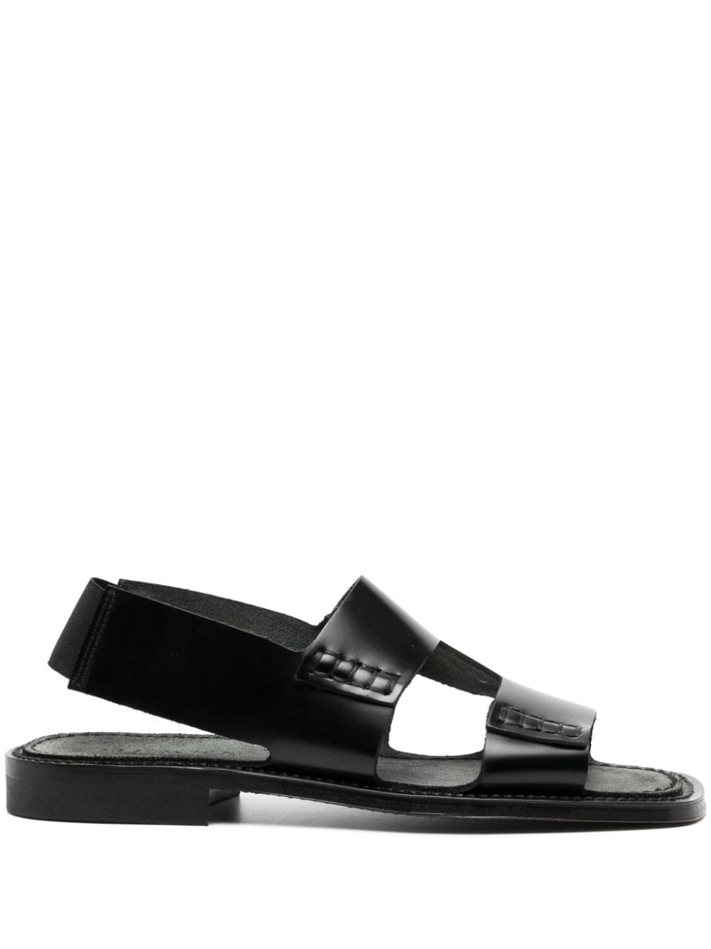 Hereu Llaut leather sandals - Black von Hereu