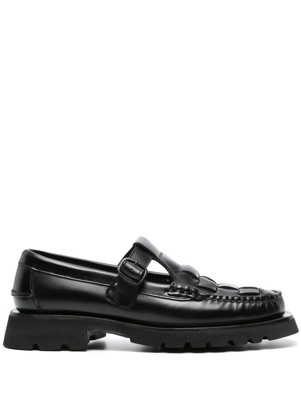 Hereu Soller Sport leather loafers - Black von Hereu