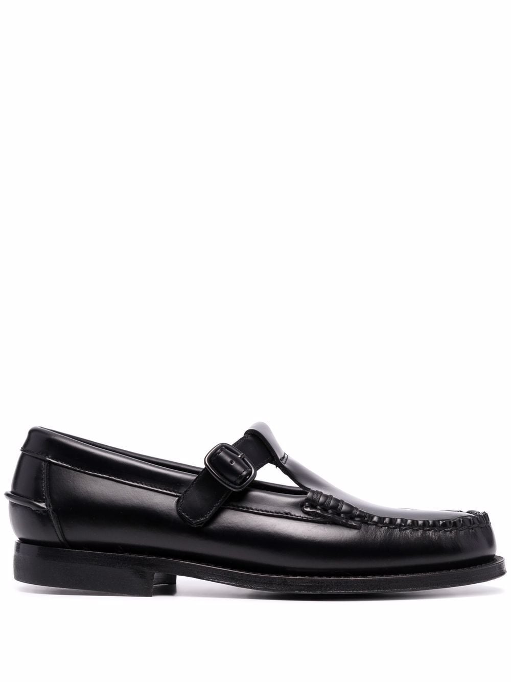 Hereu side-buckle detail loafers - Black von Hereu