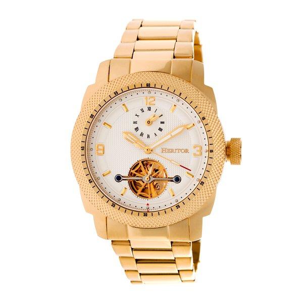 Heritor Automatische Helmsley Halbskelett-armbanduhr Herren Gelbgold ONE SIZE von Heritor Automatic