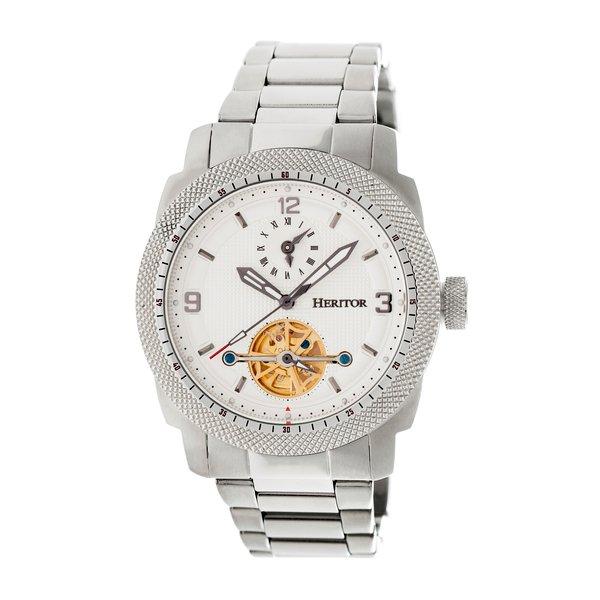 Heritor Automatische Helmsley Halbskelett-armbanduhr Herren Silber ONE SIZE von Heritor Automatic