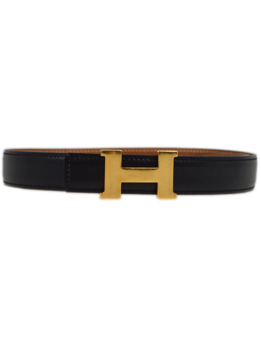 Hermès Pre-Owned 1994 Constance reversible belt - Black von Hermès Pre-Owned