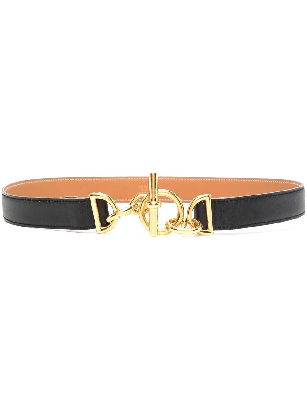 Hermès Pre-Owned 1994 Chaîne d'Ancre belt - Black von Hermès Pre-Owned