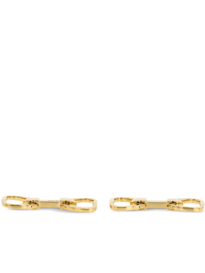 Hermès Pre-Owned 2000 Articulated Etrie cufflinks - Gold von Hermès Pre-Owned