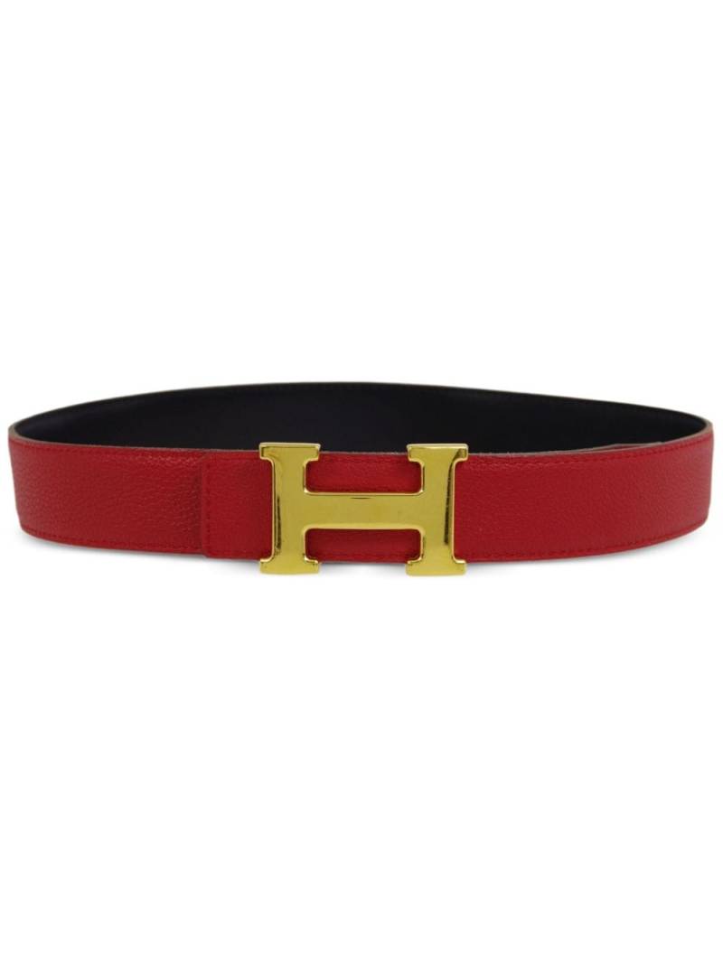 Hermès Pre-Owned 2001 Constance reversible belt - Red von Hermès Pre-Owned