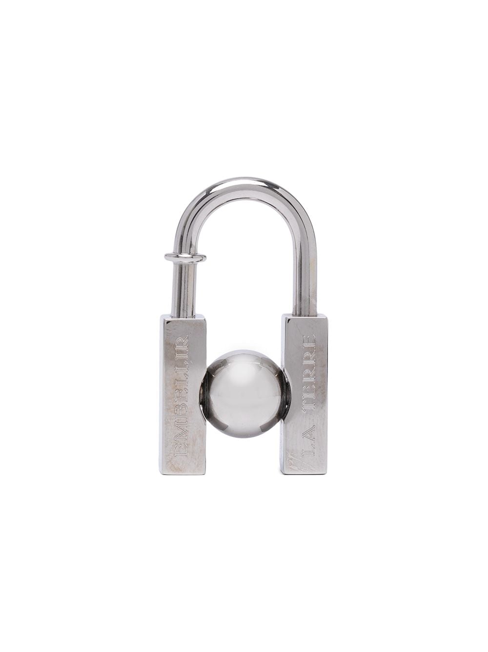 Hermès Pre-Owned 2001 pre-owned earth motif Cadena padlock - Silver von Hermès Pre-Owned