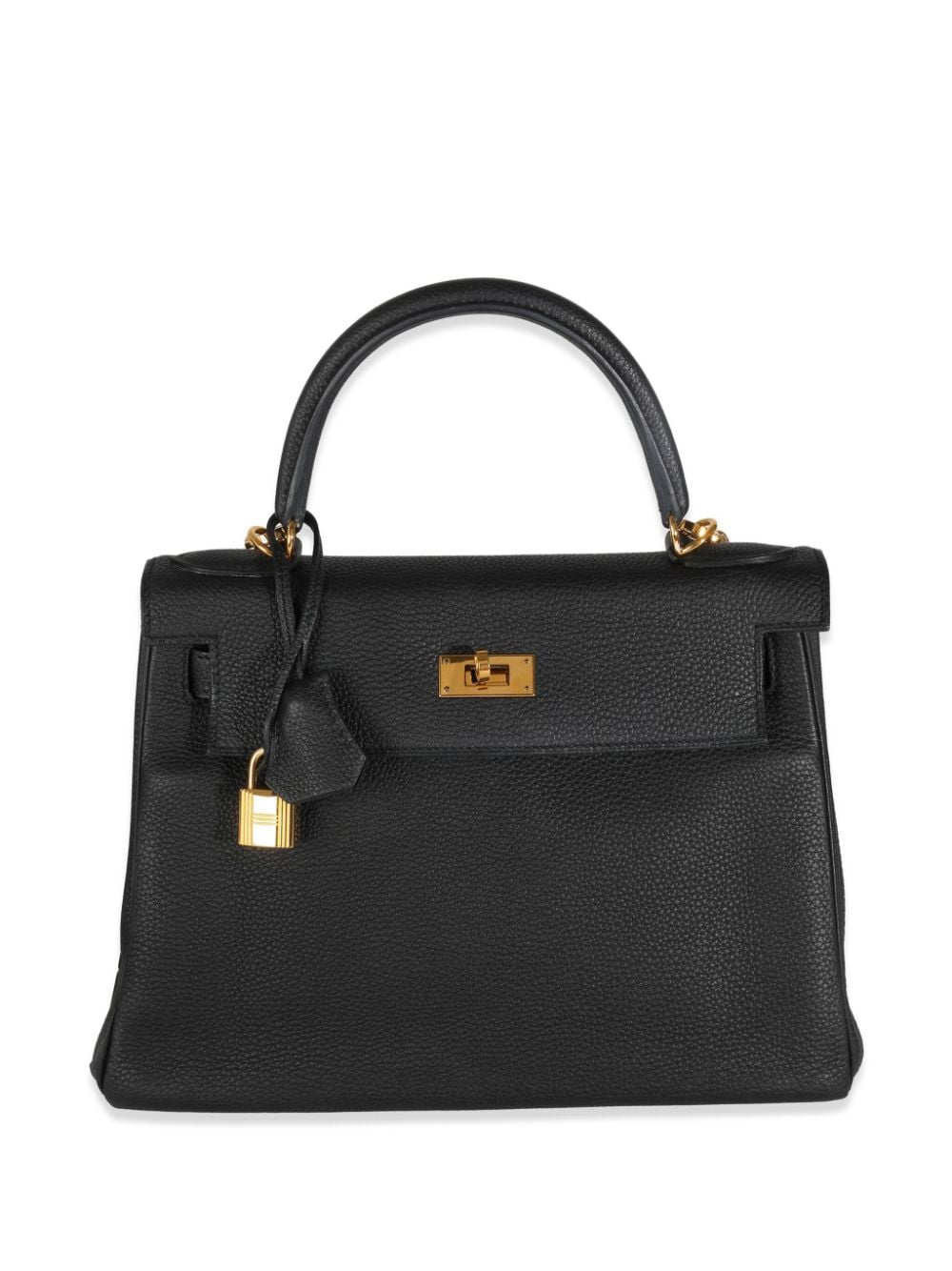 Hermès Pre-Owned 2015 Kelly 28 Retourne two-way handbag - Black von Hermès Pre-Owned