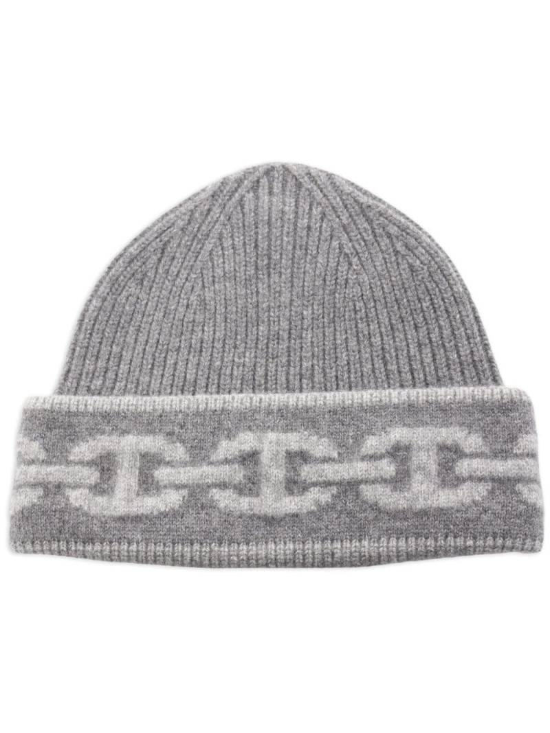 Hermès Pre-Owned 2020s Heaven Chaîne d'Ancre beanie - Grey von Hermès Pre-Owned