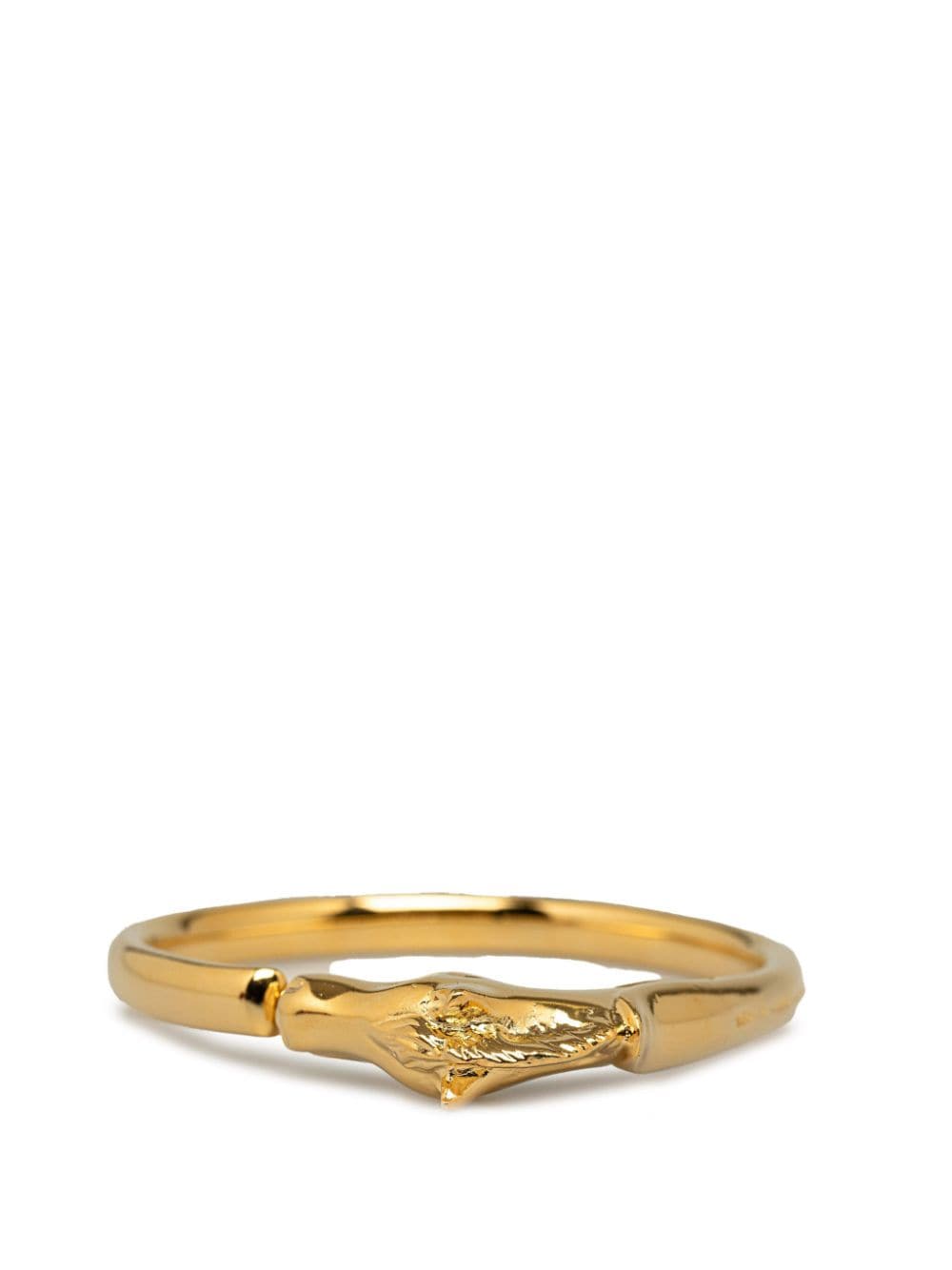 Hermès Pre-Owned 20th Century Tete de Cheval Horse Bangle costume bracelet - Gold von Hermès Pre-Owned