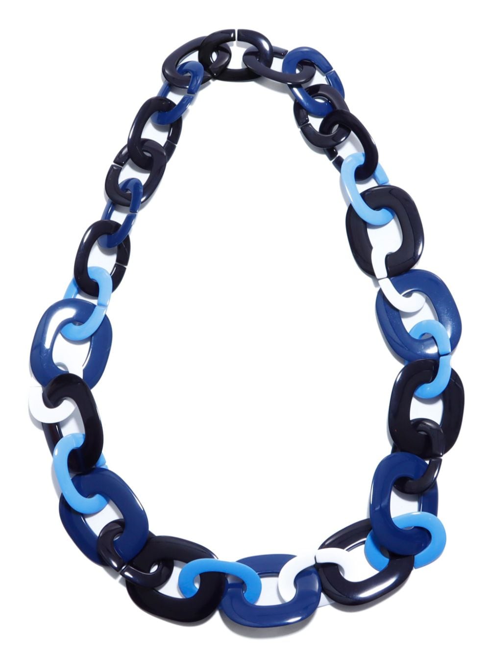 Hermès Pre-Owned Caramba link necklace - Blue von Hermès Pre-Owned