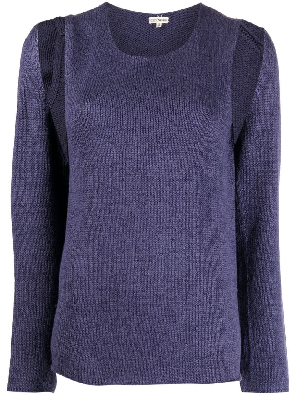 Hermès Pre-Owned 1990-2000s two-piece knit top - Purple von Hermès Pre-Owned