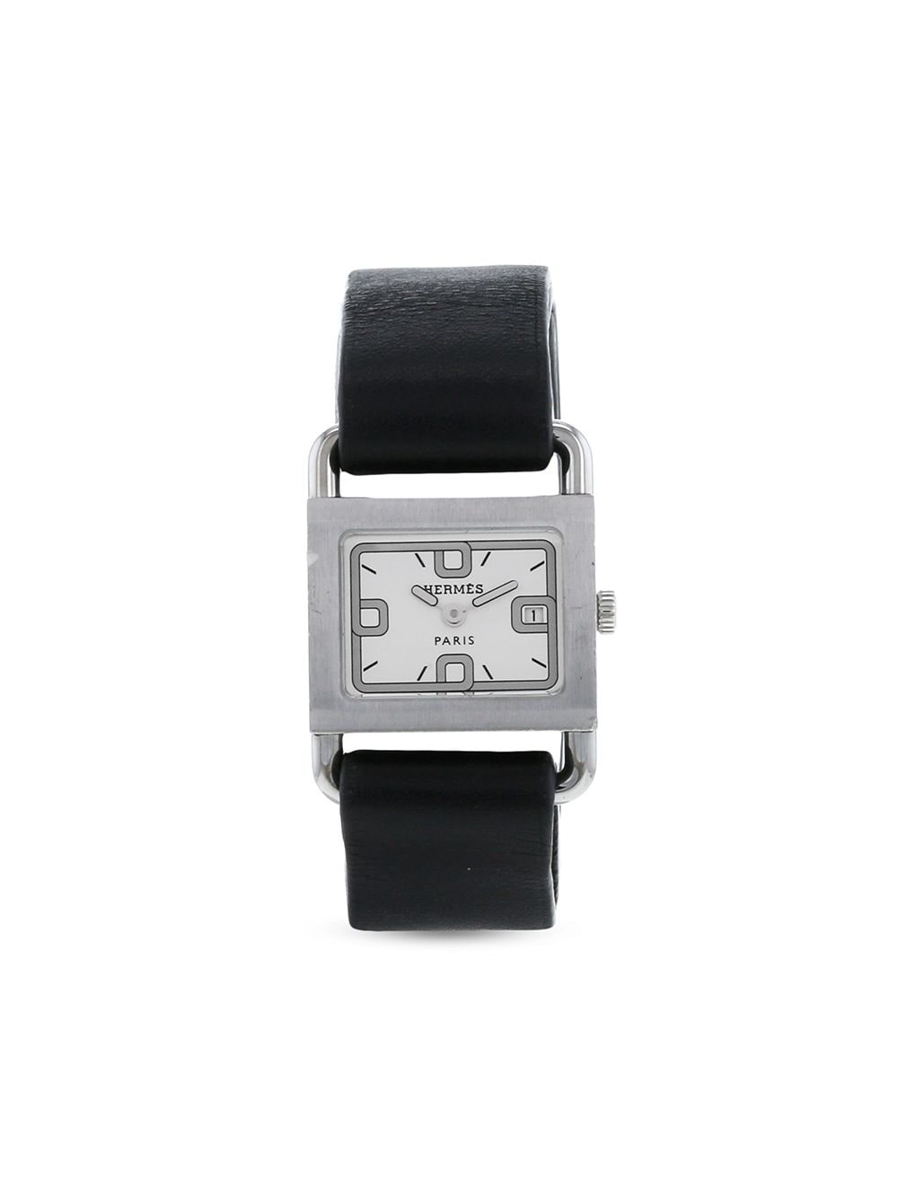 Hermès Pre-Owned 1990 pre-owned Barenia 25mm - White von Hermès Pre-Owned