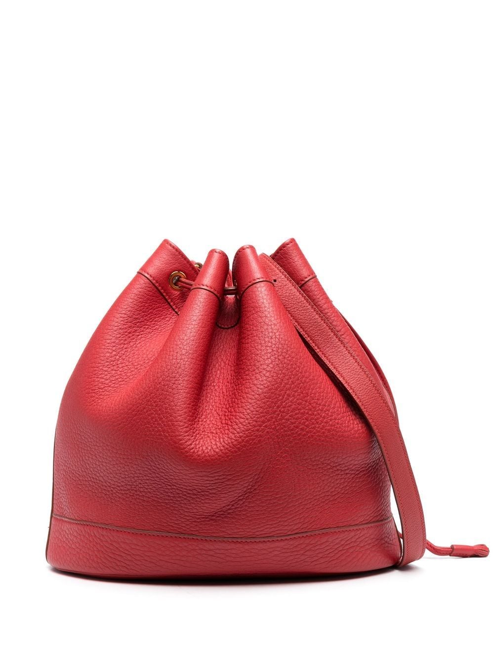 Hermès Pre-Owned 1997 Market GM bucket bag - Red von Hermès Pre-Owned