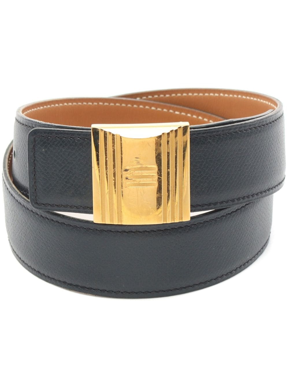 Hermès Pre-Owned 1998 Cadena reversible belt - Brown von Hermès Pre-Owned