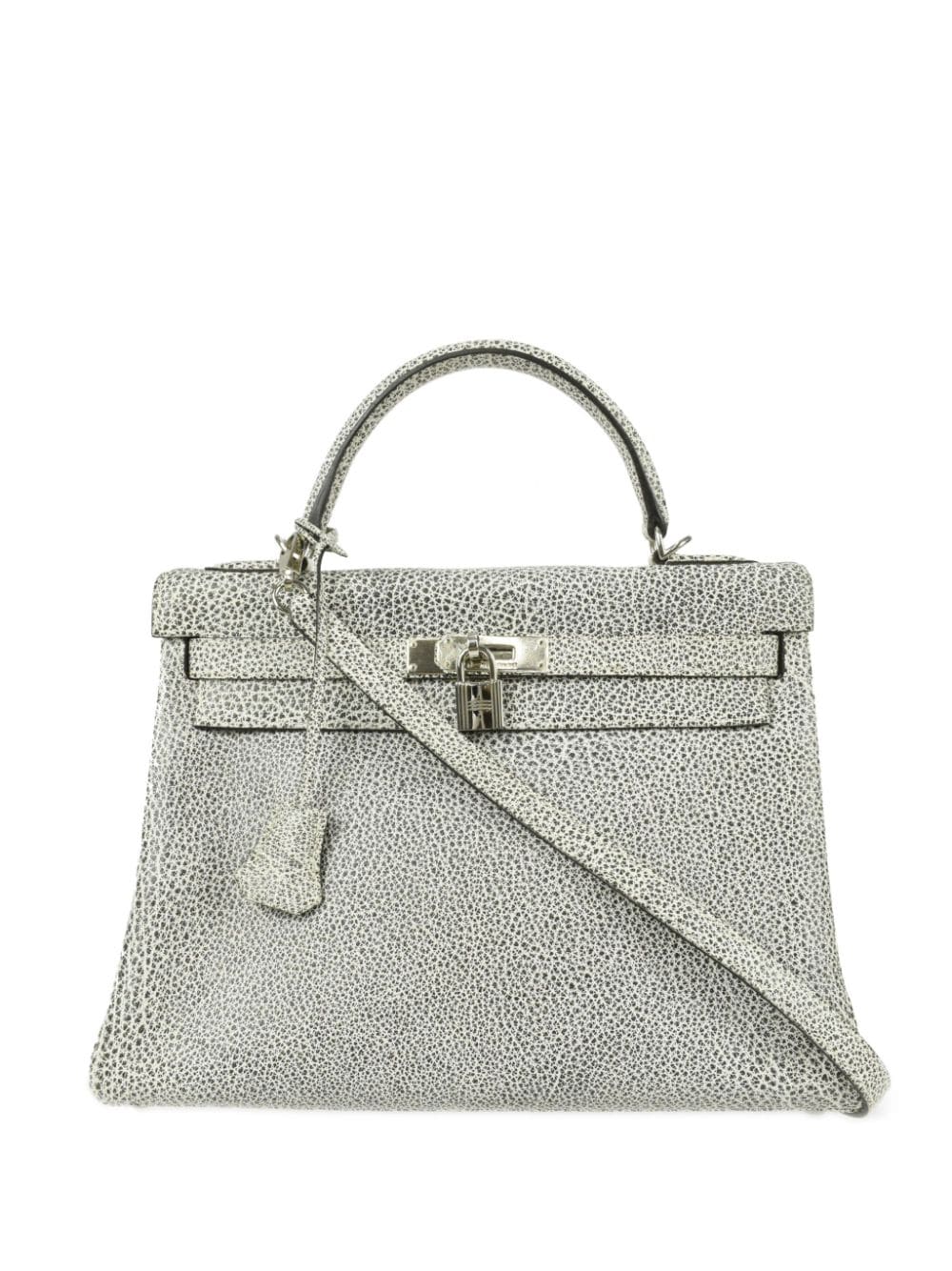 Hermès Pre-Owned 2000 Kelly 32 Retourne handbag - White von Hermès Pre-Owned