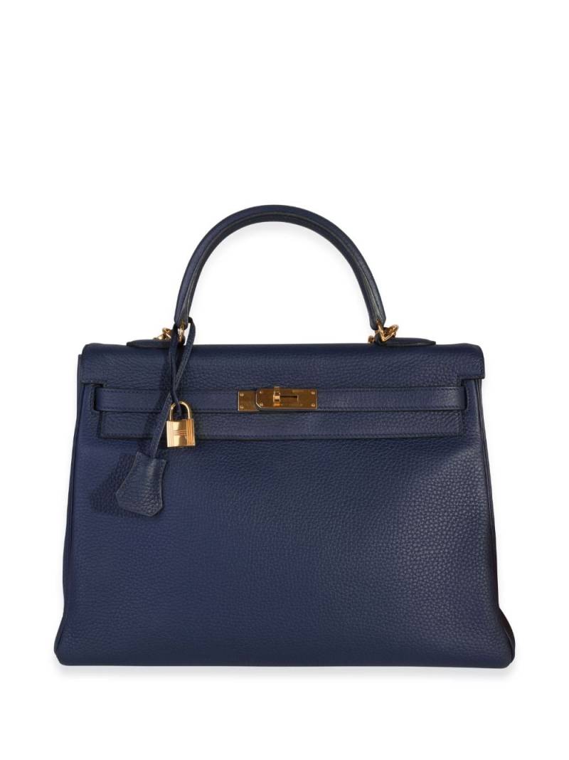 Hermès Pre-Owned 2013 Kelly 35 two-way handbag - Blue von Hermès Pre-Owned