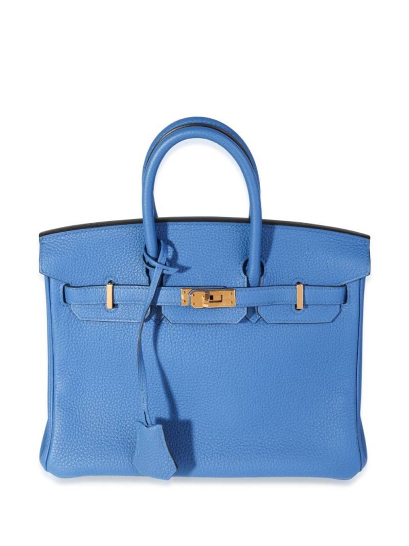 Hermès Pre-Owned 2018 Birkin 25 handbag - Blue von Hermès Pre-Owned