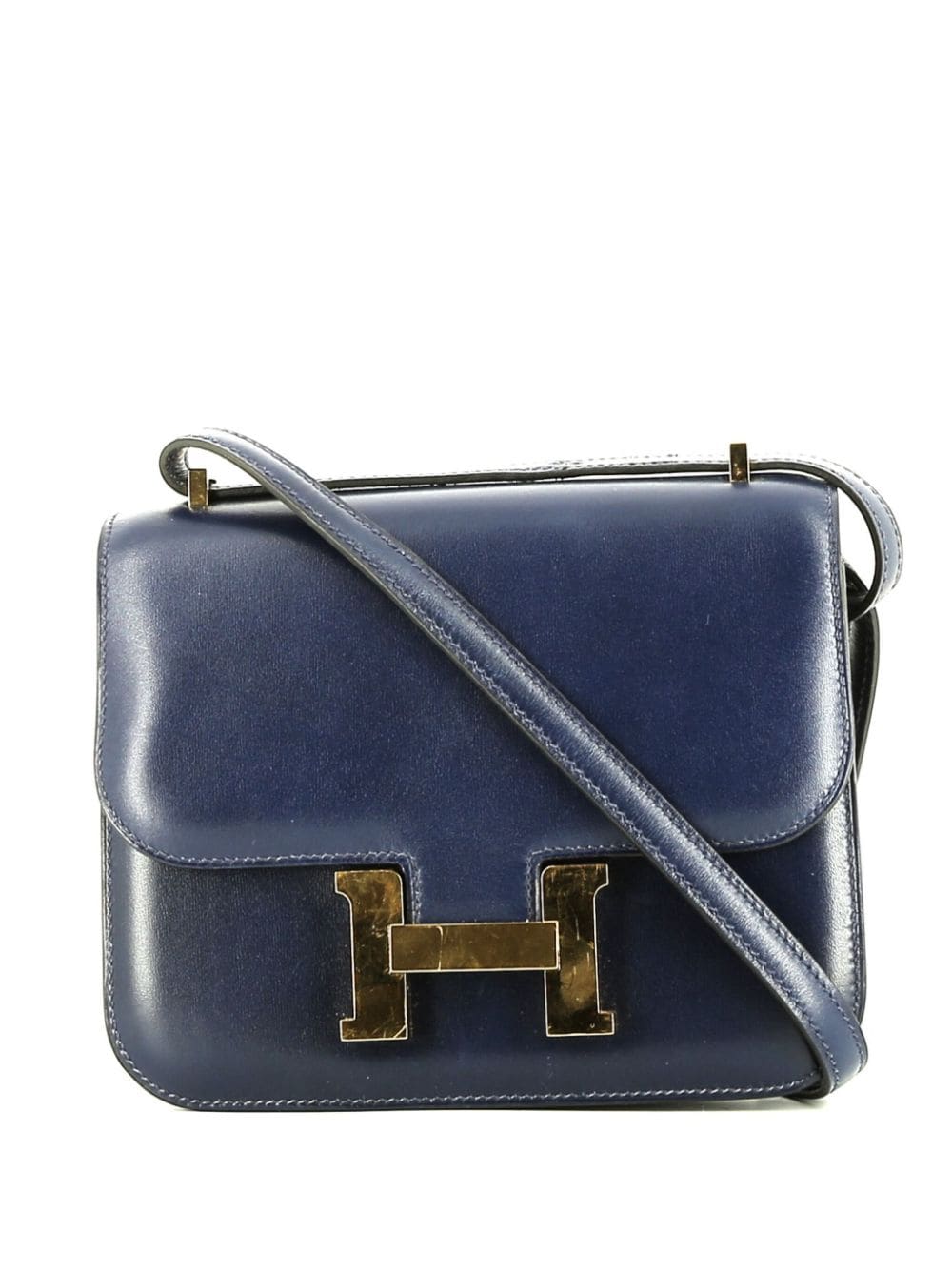 Hermès Pre-Owned 2021 Constance 18 shoulder bag - Blue von Hermès Pre-Owned