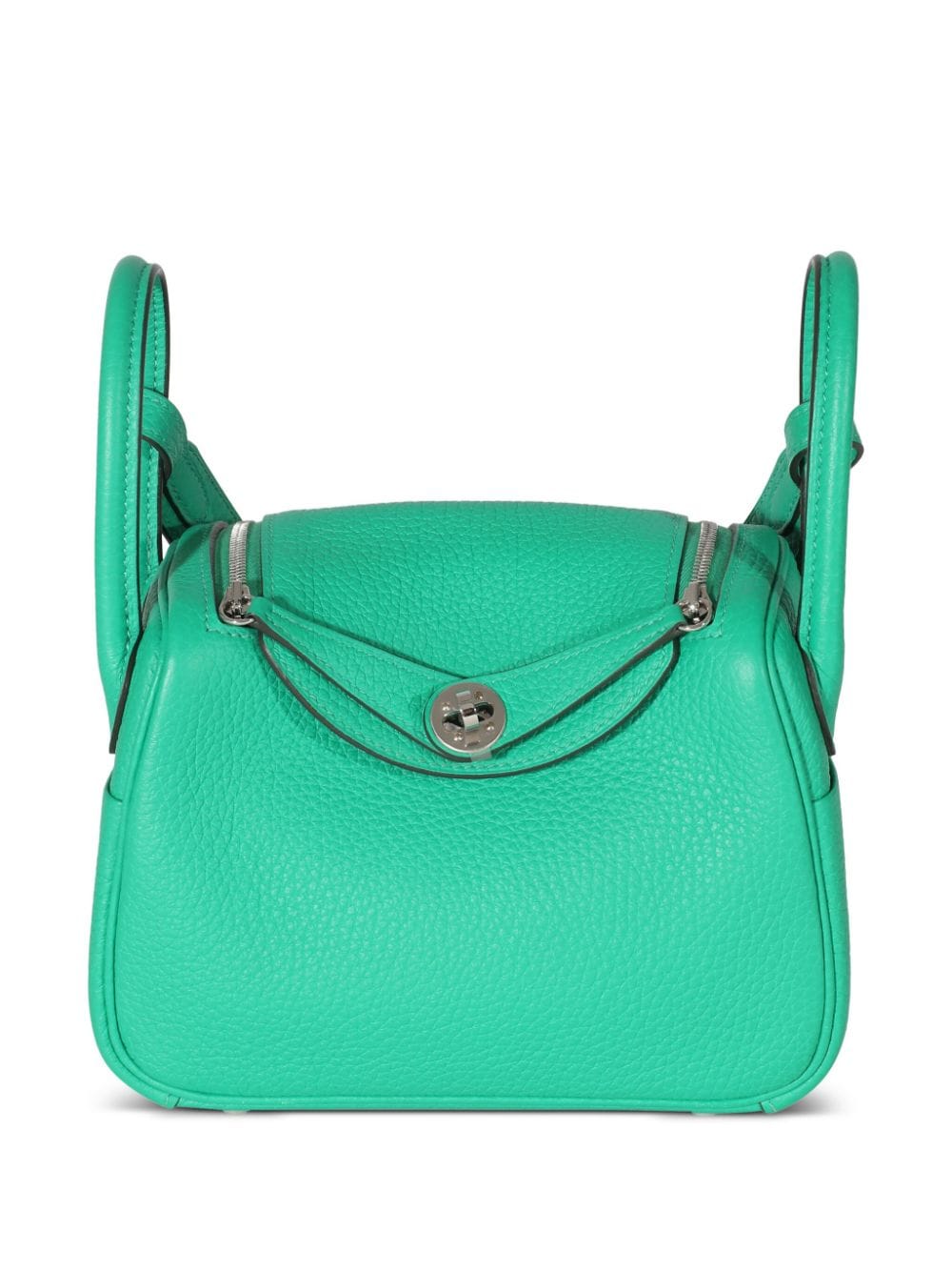 Hermès Pre-Owned 2022 mini Lindy 20 two-way bag - Green von Hermès Pre-Owned