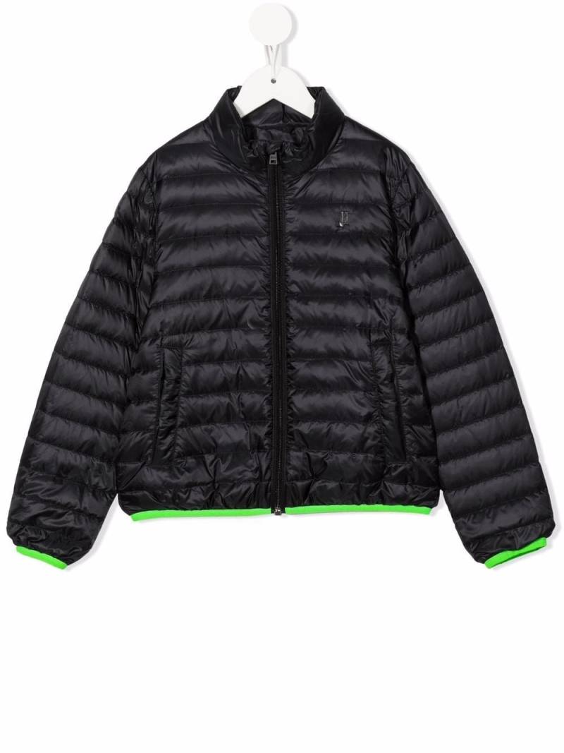 Herno Kids feather down zip-up jacket - Black von Herno Kids