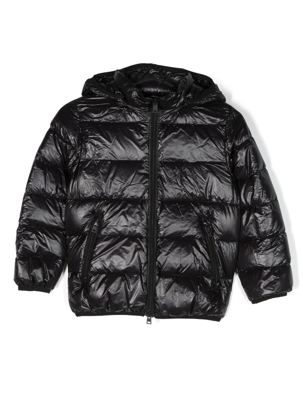 Herno Kids hooded padded jacket - Black von Herno Kids