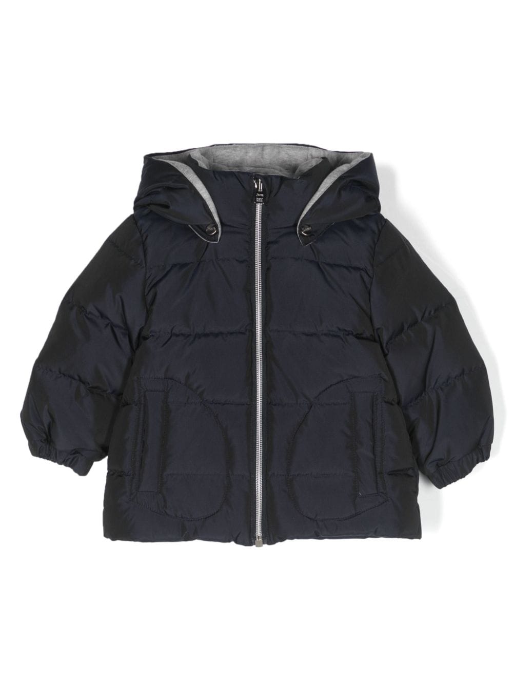 Herno Kids hooded down padded jacket - Blue von Herno Kids