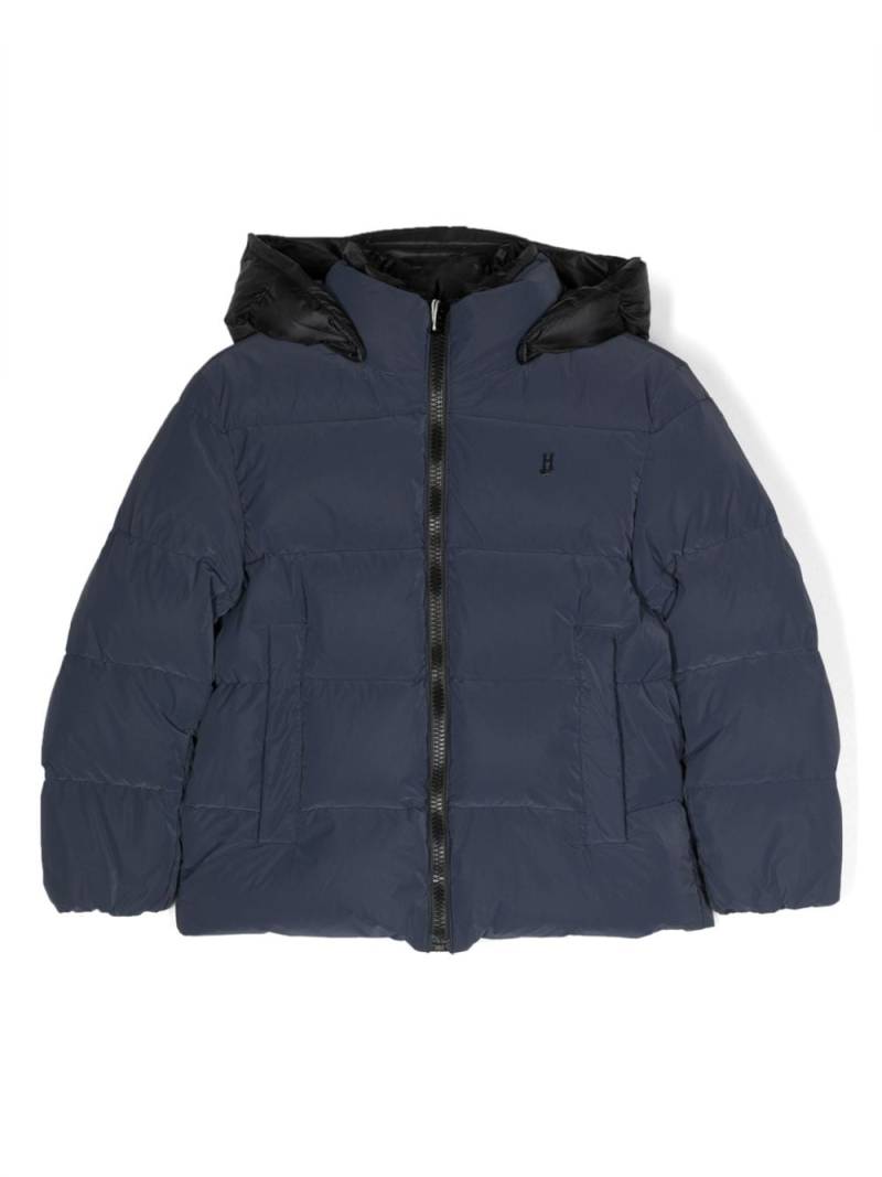 Herno Kids hooded padded jacket - Blue von Herno Kids