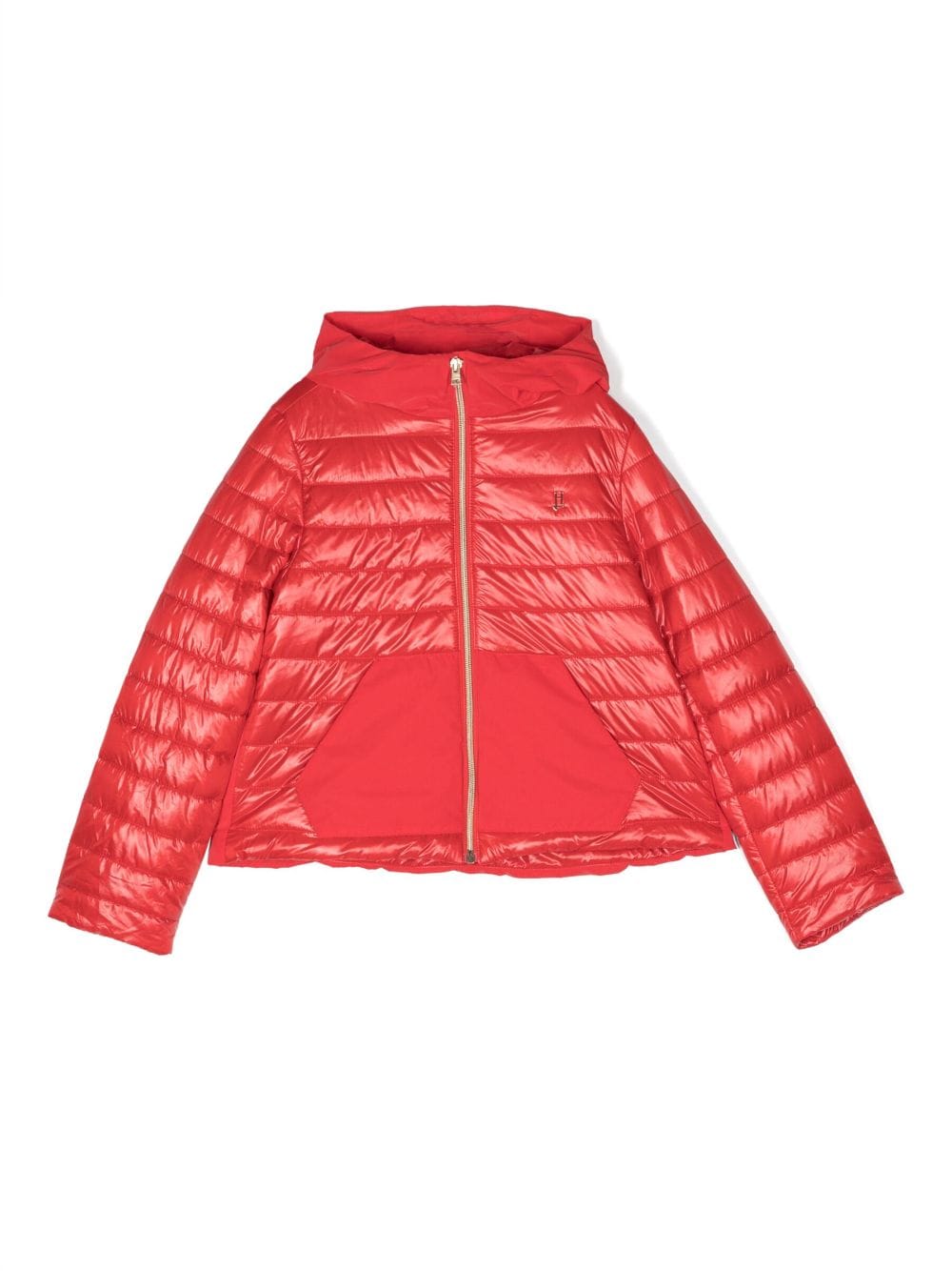 Herno Kids hooded puffer jacket - Red von Herno Kids