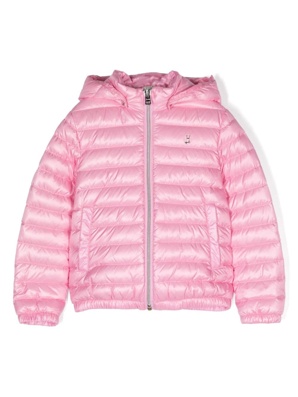 Herno Kids logo-plaque padded jacket - Pink von Herno Kids