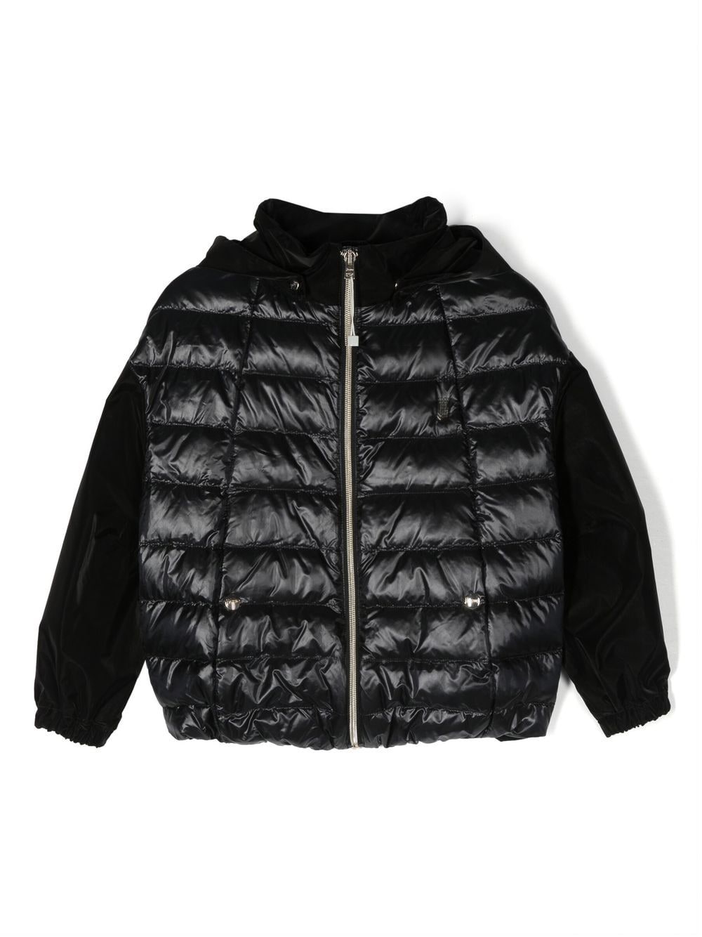 Herno Kids padded hooded jacket - Black von Herno Kids