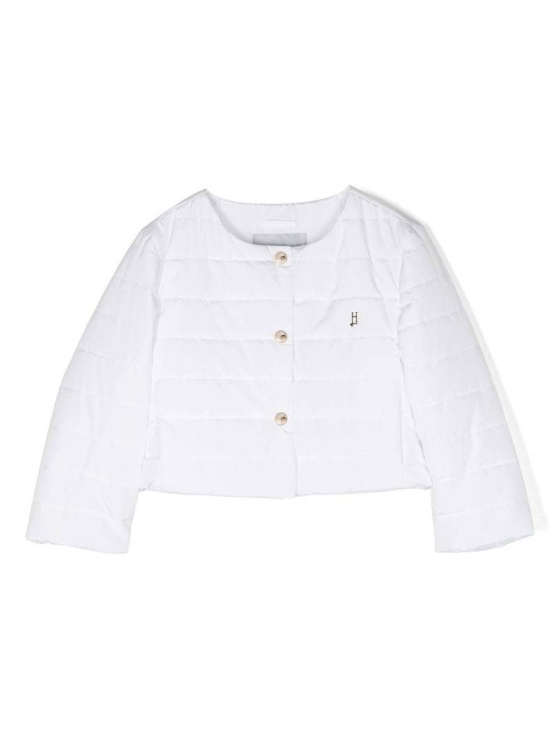 Herno Kids quilted padded jacket - White von Herno Kids