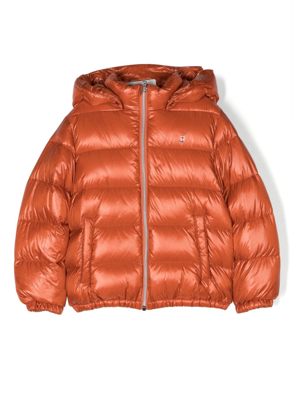 Herno Kids quilted zip-up padded jacket - Orange von Herno Kids