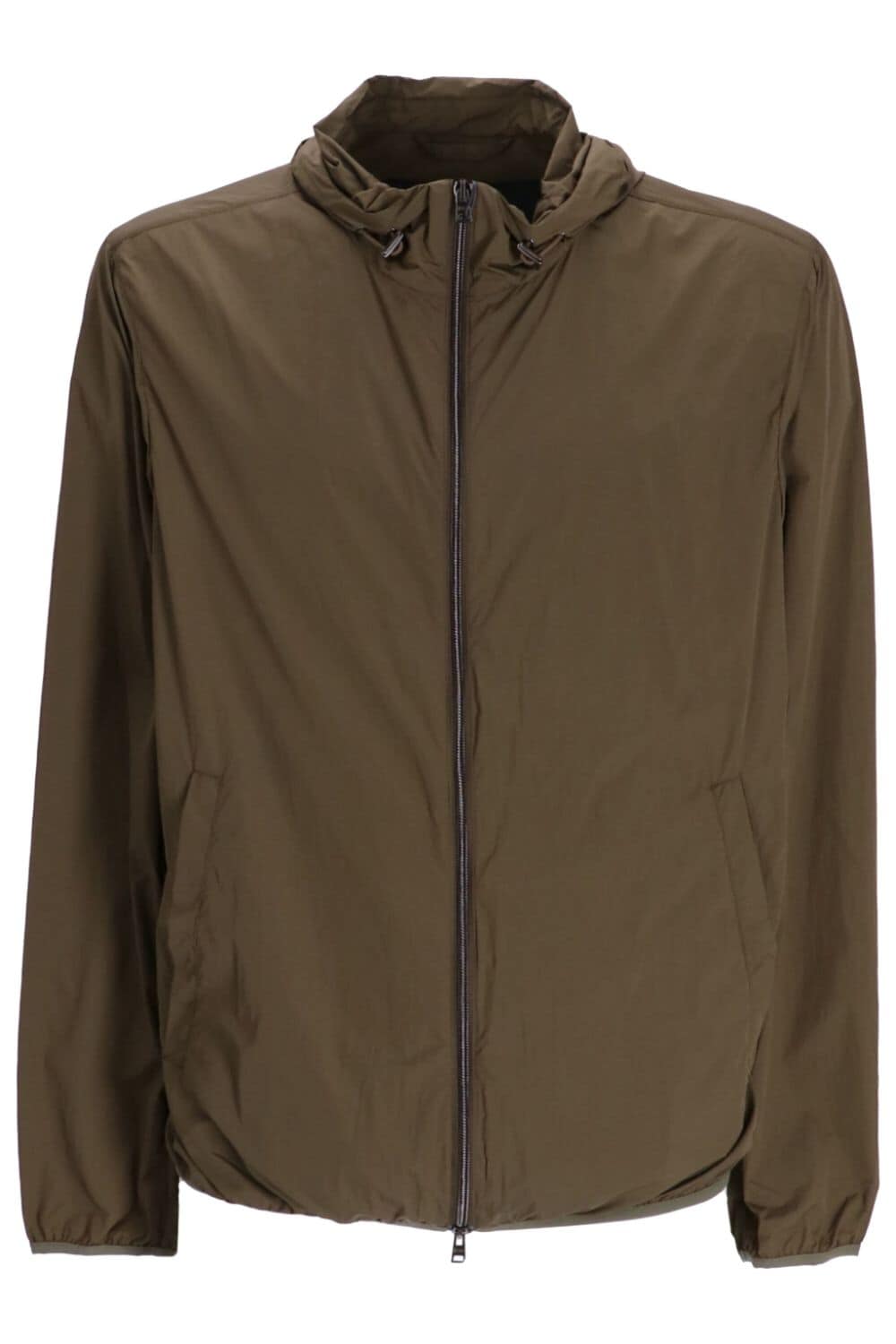 Herno Ultralight Matt zip-up jacket - Brown von Herno