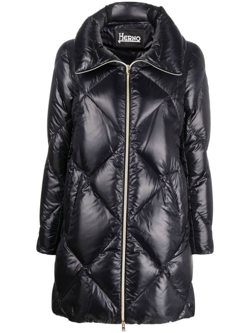 Herno Ultralight feather-down quilted jacket - Black von Herno